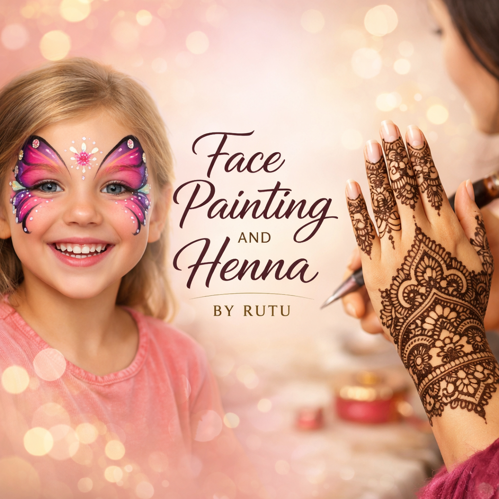 Henna design on hand